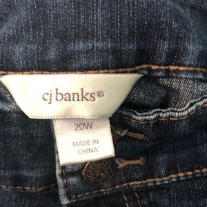 CJ Banks denim skirt-20